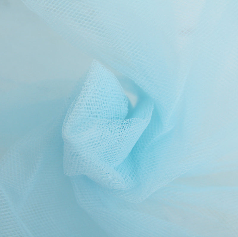 Premium Soft Tulle Fabric - 20 Yards by 54" Wide - Light Blue - Threadart.com