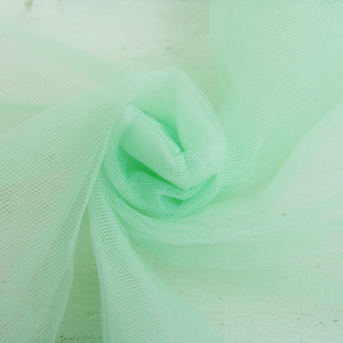 Premium Soft Tulle Fabric - 20 Yards by 54" Wide - Mint - Threadart.com