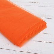 Premium Soft Tulle Fabric - 20 Yards by 54" Wide - Orange - Threadart.com