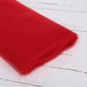 Premium Soft Tulle Fabric - 20 Yards by 54" Wide - Red - Threadart.com