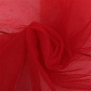 Premium Soft Tulle Fabric Mega Roll - 100 Yards by 6" Wide - Red - Threadart.com