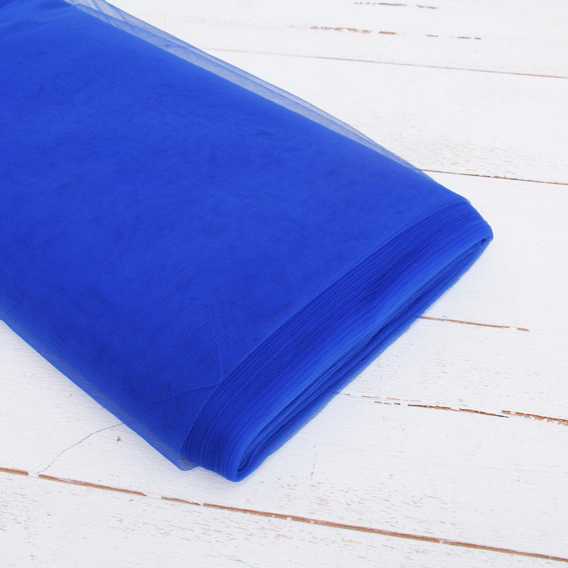 Premium Soft Tulle Fabric - 20 Yards by 54" Wide - Royal Blue - Threadart.com