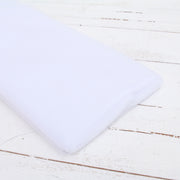 Premium Soft Tulle Fabric - 20 Yards by 54" Wide - White - Threadart.com