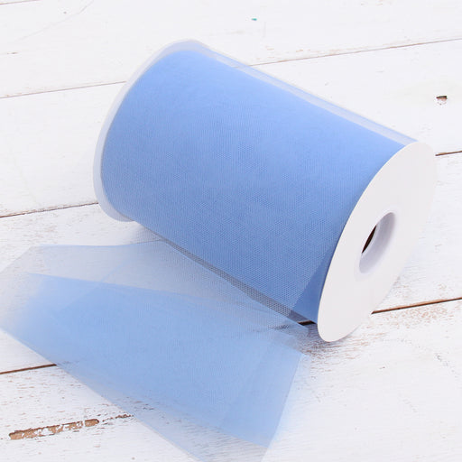 Premium Soft Tulle Fabric Mega Roll - 100 Yards by 6" Wide - Copenhagen - Threadart.com