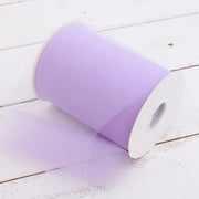 Premium Soft Tulle Fabric Mega Roll - 100 Yards by 6" Wide - Lavender - Threadart.com