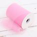 Premium Soft Tulle Fabric Mega Roll - 100 Yards by 6" Wide - Pink - Threadart.com