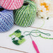 Multicolor Cotton Crochet Thread - Size 10 - Variegated Garden Greens - 175 Yds - Threadart.com