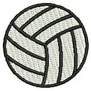 Machine Embroidery Designs - Volleyball(1) - Threadart.com