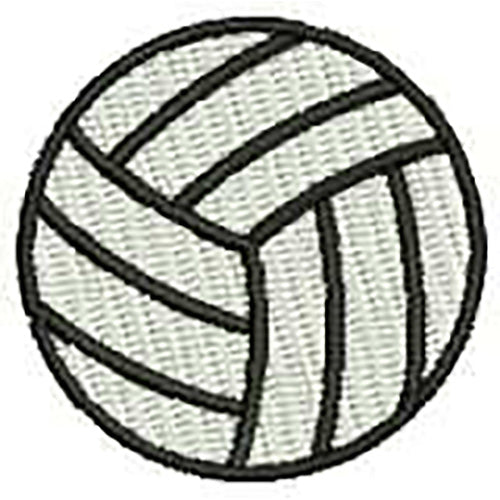 Machine Embroidery Designs - Volleyball(1) - Threadart.com