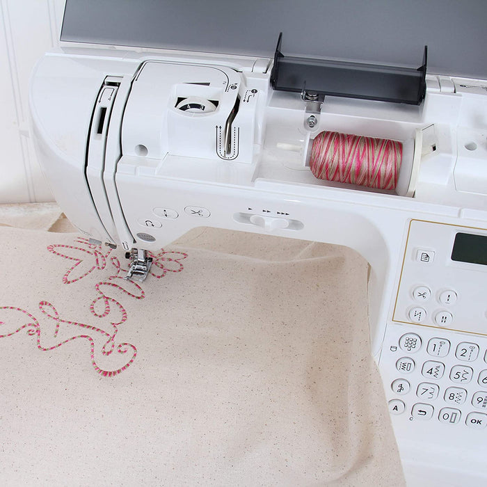 Multicolor Polyester Embroidery Thread No. 17 - Variegated Teal Ocean - Threadart.com