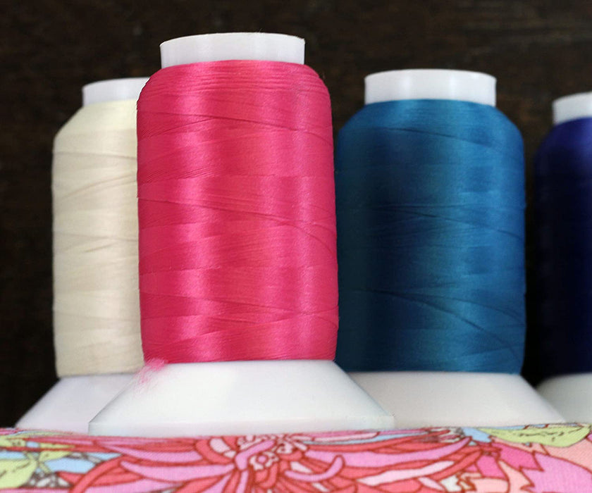 Wooly Nylon Thread - 1000m Spools - Hot Pink - Threadart.com