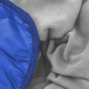 Pack of 3 Waterproof Picnic Blanket - 79"x55" - Royal Blue/Grey - Camping Sports - Threadart.com