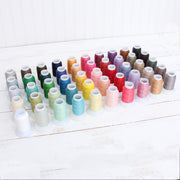 50 Colors of Wooly Nylon Thread Set - 1000 Meter Spools - Threadart.com