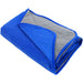Waterproof Picnic Blanket - 79"x55" - Royal Blue/Grey - Camping Sports - Threadart.com